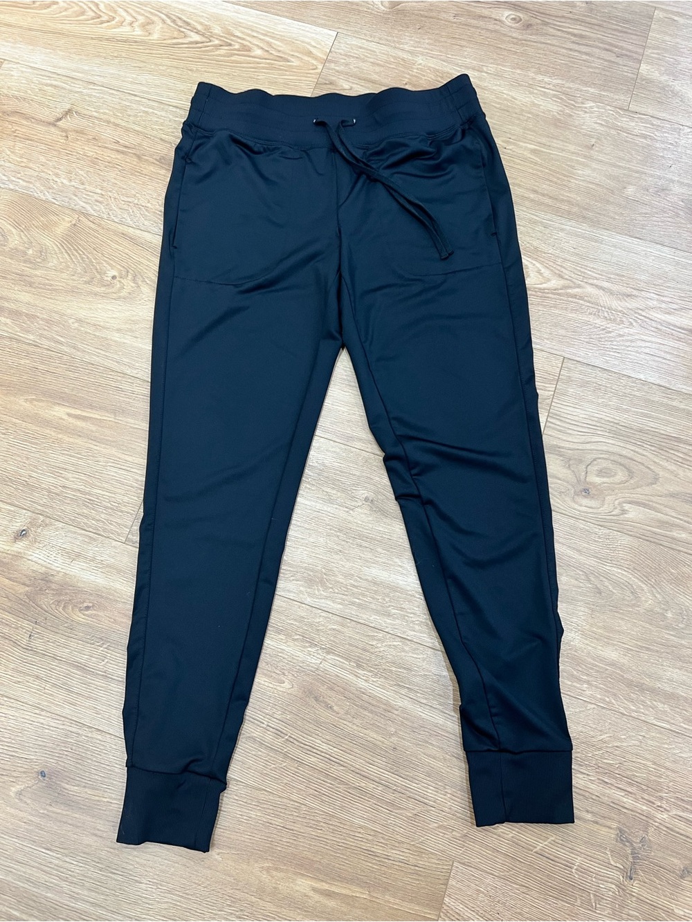 Z by Zella Womens Athletic Jogger Drawstring Waist Pull On Black Size Medium
